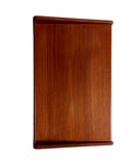 Comodino scandinavo in teak con ripiano