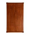 Comodino scandinavo in teak dalle linee razionaliste