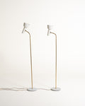 Coppia di lampade da terra modello “2008 L” di Schmidt's Lampedesign, Danimarca, anni '60