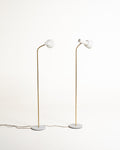 Coppia di lampade da terra modello “2008 L” di Schmidt's Lampedesign, Danimarca, anni '60