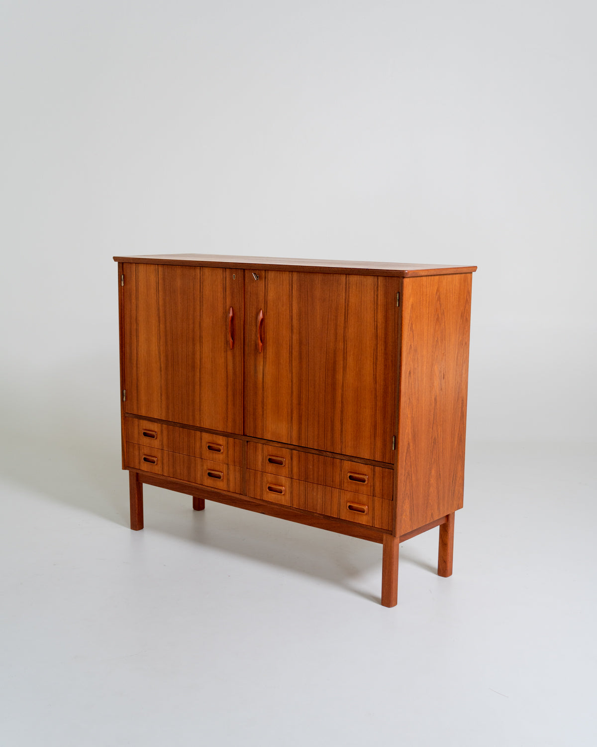 Highboard in teak, Svezia, anni ’60