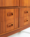 Highboard in teak, Svezia, anni ’60