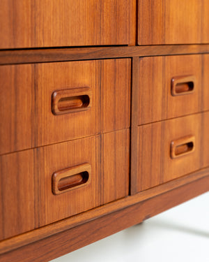 Highboard in teak, Svezia, anni ’60