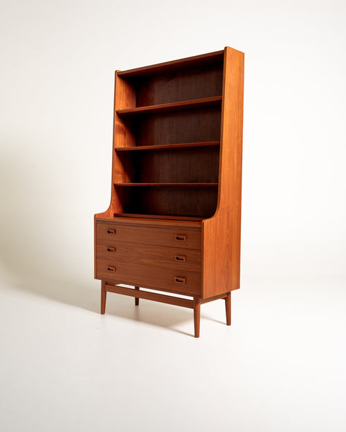 Libreria “Bornholmereolen” di Johannes Sorth per Bornholms Møbelfabrik, anni ’50/’60