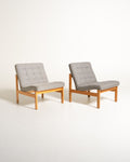 Coppia di poltrone “Moduline” di Torben Lind e Ole Gjerløv-Knudsen per France & Søn, Danimarca, anni ’60