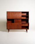 Highboard danese in teak con vano bar