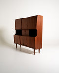 Highboard danese in teak con vano bar