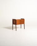 Comodino cassettiera scandinavo in teak
