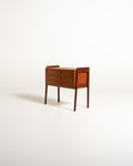 Comodino cassettiera scandinavo in teak