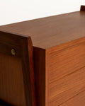 Comodino cassettiera scandinavo in teak
