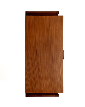 Comodino cassettiera scandinavo in teak