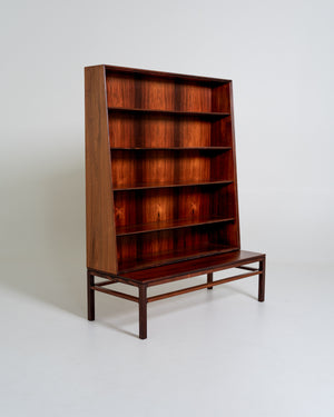 Libreria in palissandro di Johan Hagen per I. Christiansen, Danimarca, anni '50