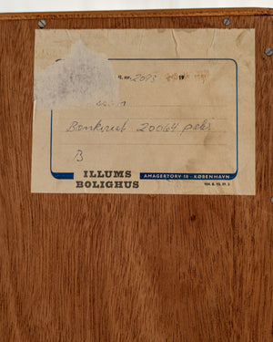 Libreria in palissandro di Johan Hagen per I. Christiansen, Danimarca, anni '50