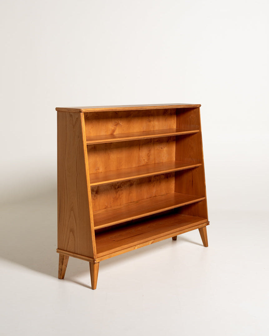 Libreria in olmo, Scandinavia, anni ’40/’50