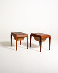 Coppia di comodini modello 35 di Severin Hansen per Haslev, anni ’60