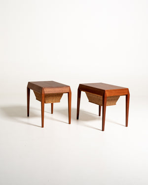 Coppia di comodini modello 35 di Severin Hansen per Haslev, anni ’60