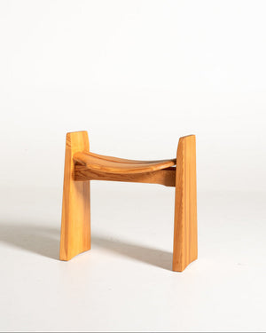 Sgabello “Jonte” in pino di Gilbert Marklund per Furusnickarn AB, Svezia, 1969