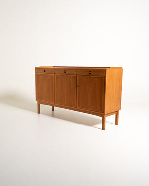 Sideboard in rovere di Skaraborgs Möbelindustri, Svezia, anni ’60