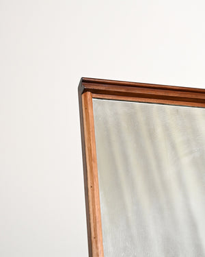 Toeletta vintage in teak con specchio integrato, anni '60