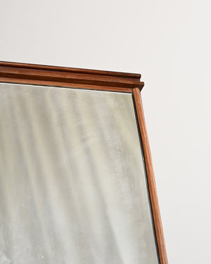 Toeletta vintage in teak con specchio integrato, anni '60