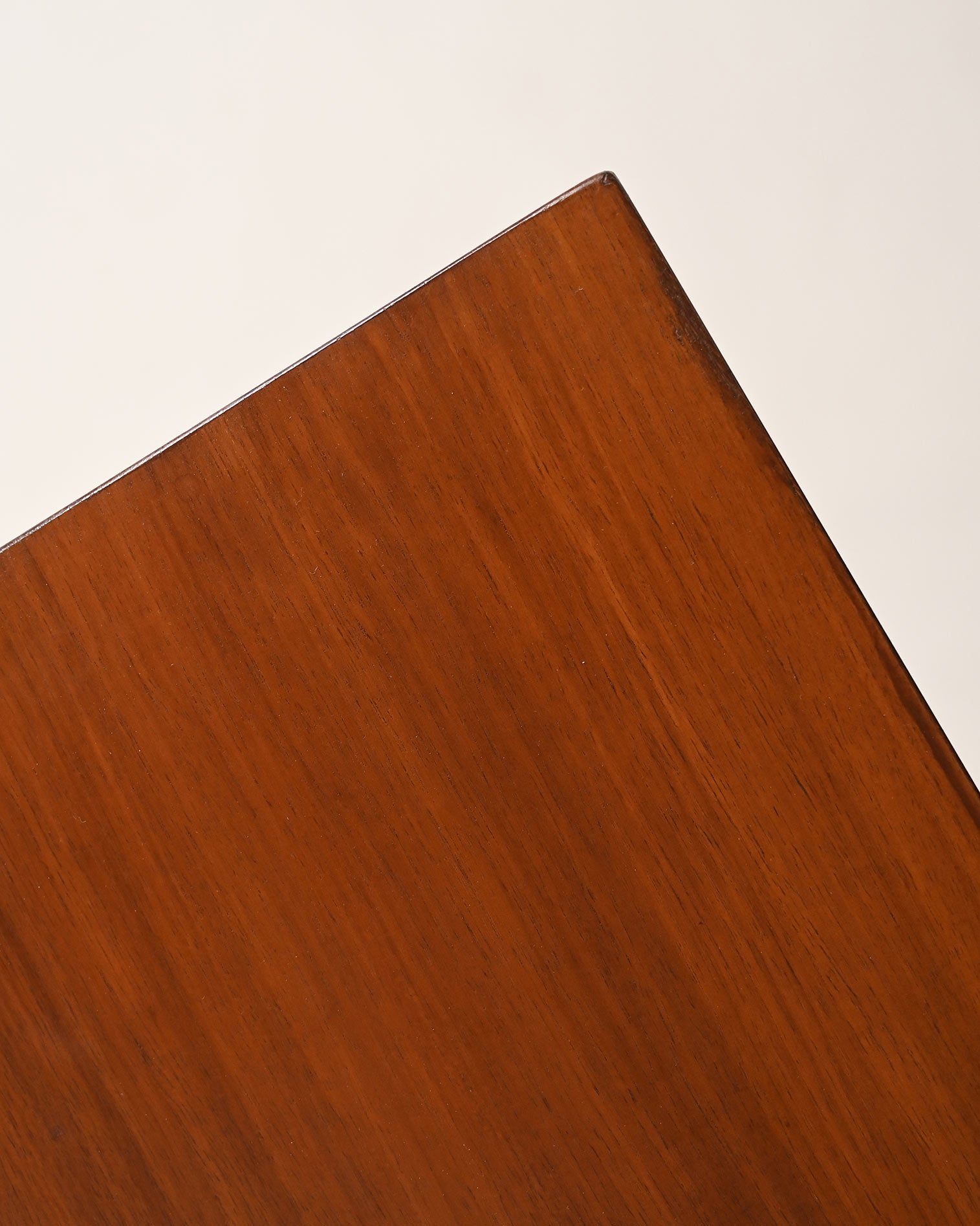 Toeletta vintage in teak con specchio integrato, anni '60