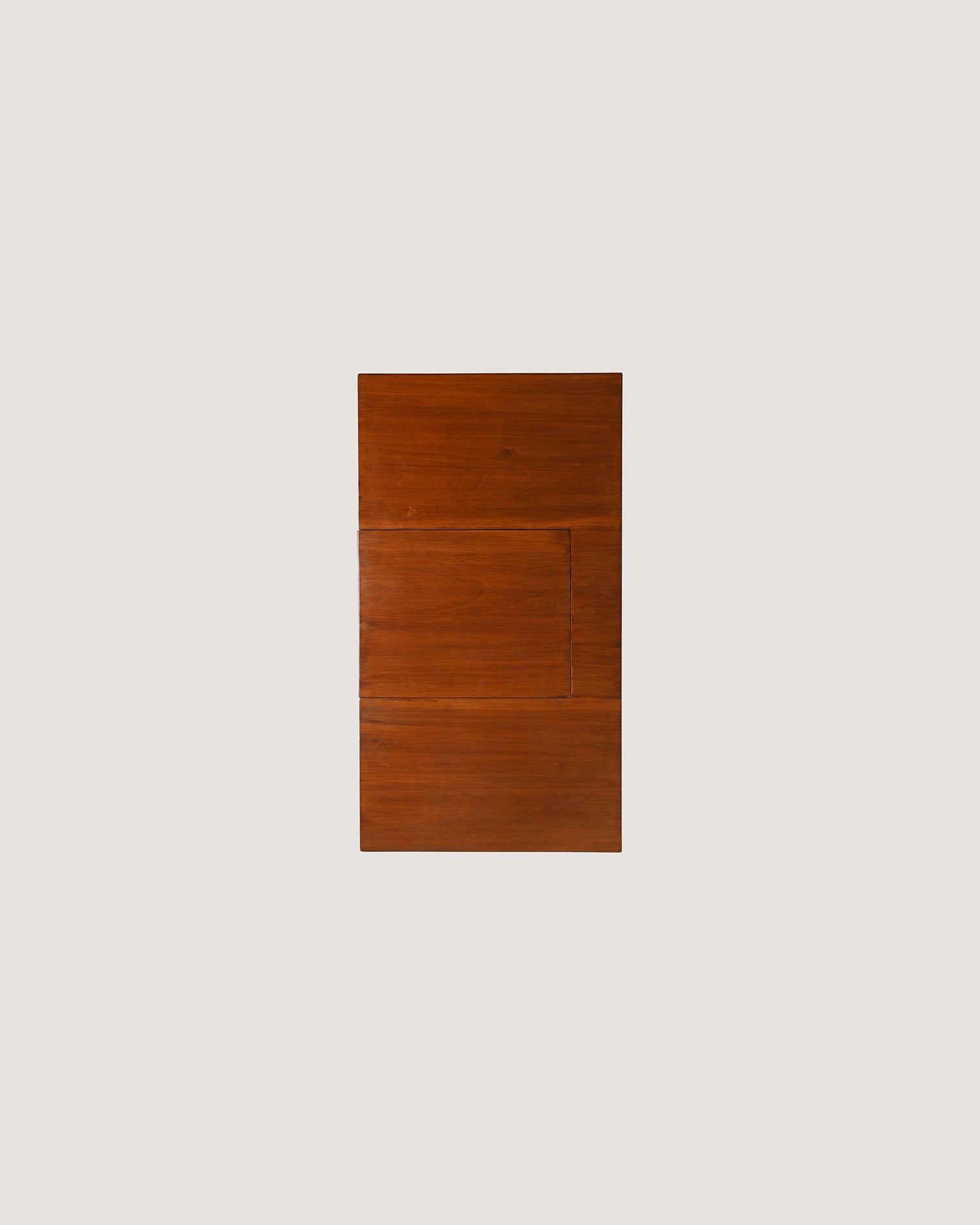 Toeletta vintage in teak con specchio integrato, anni '60