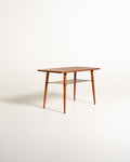 Coffee table scandinavo in teak con portariviste