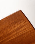Coffee table scandinavo in teak con portariviste