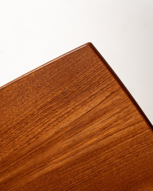 Coffee table scandinavo in teak con portariviste
