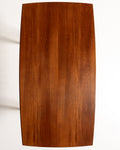 Coffee table scandinavo in teak con portariviste