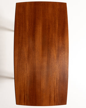 Coffee table scandinavo in teak con portariviste