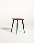 Sgabello con top a tavolozza in teak, Scandinavia, anni ’50