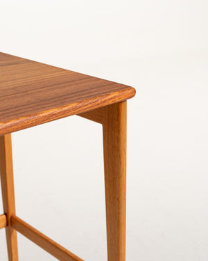 Tavolino svedese in rovere e teak