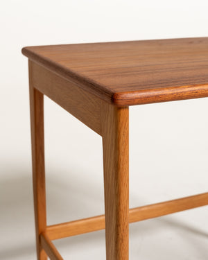 Tavolino svedese in rovere e teak