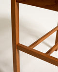 Comodino svedese in rovere e teak