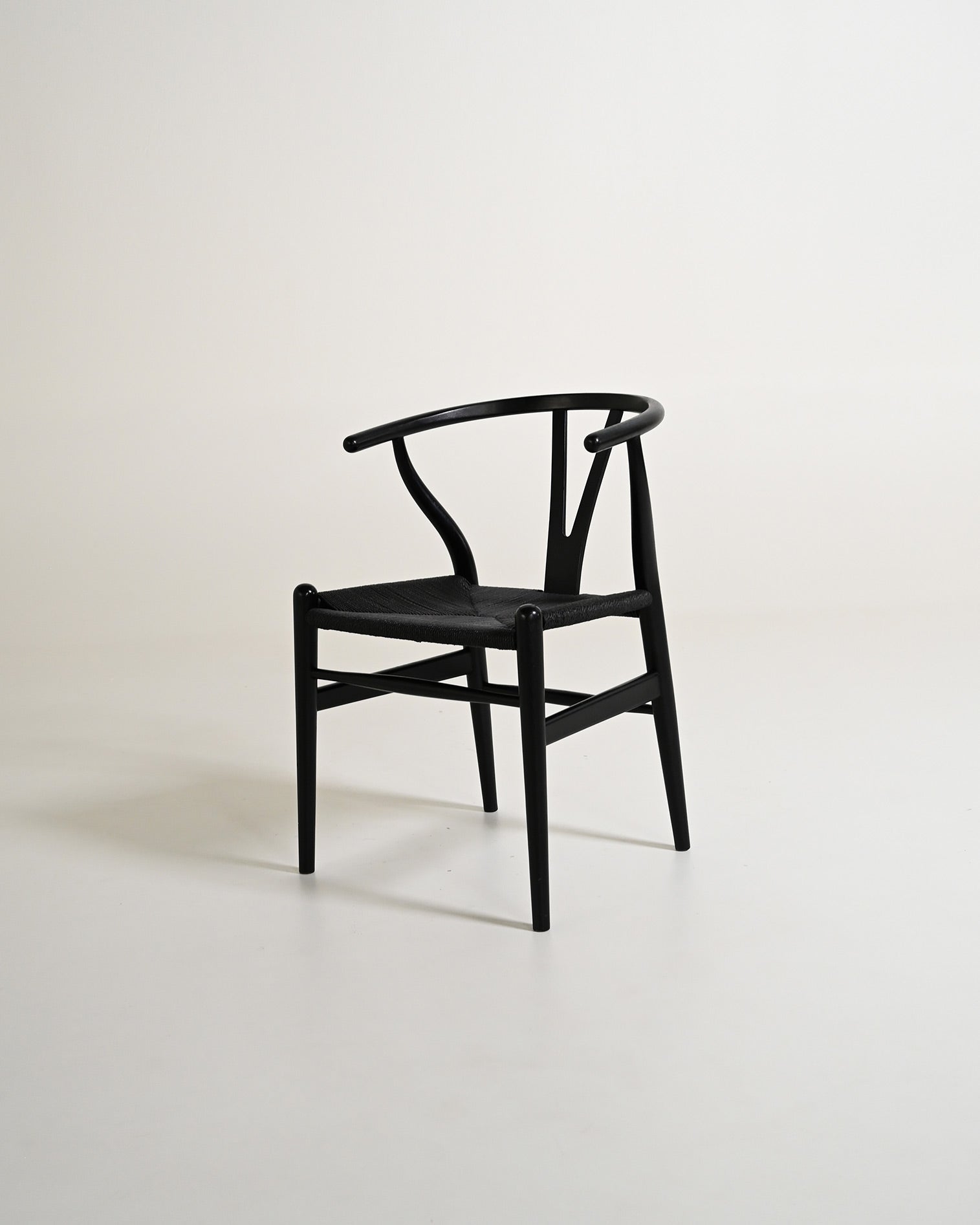 Set di 8 sedie “Wishbone Chair” “CH24” di Hans J. Wegner, anni '90