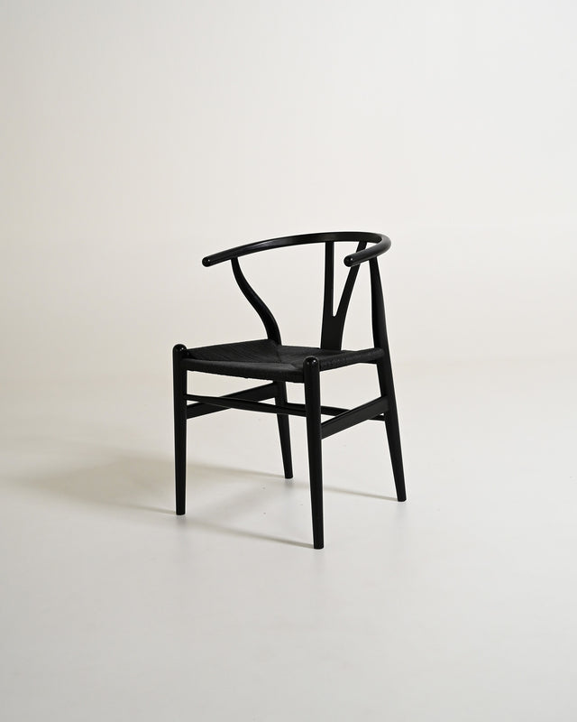 Set di 8 sedie “Wishbone Chair” “CH24” di Hans J. Wegner, anni '90