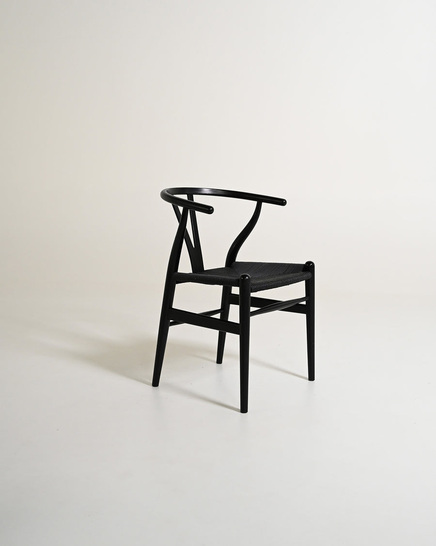 Set di 8 sedie “Wishbone Chair” “CH24” di Hans J. Wegner, anni '90