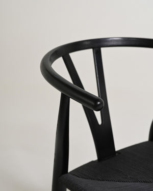 Set di 8 sedie “Wishbone Chair” “CH24” di Hans J. Wegner, anni '90