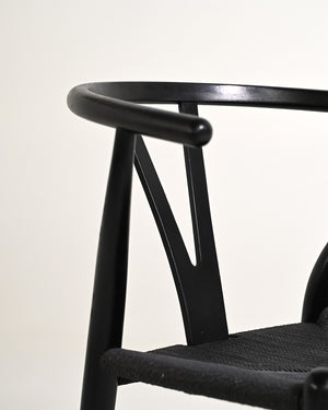 Set di 8 sedie “Wishbone Chair” “CH24” di Hans J. Wegner, anni '90