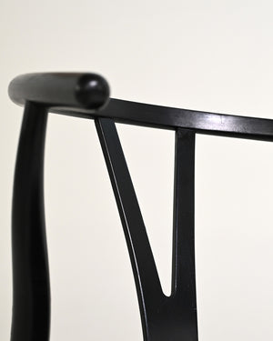 Set di 8 sedie “Wishbone Chair” “CH24” di Hans J. Wegner, anni '90