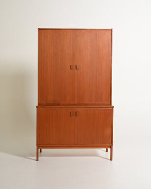 Armadio scandinavo in teak, anni '60