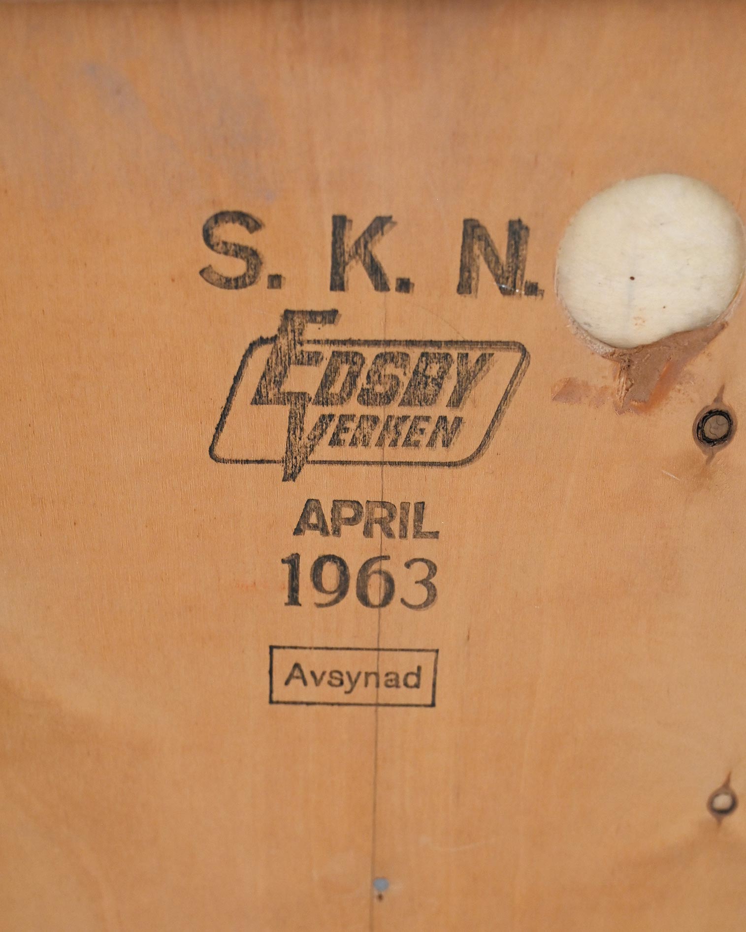 Cabinet svedese prodotto da Edsby Verken, anni '60