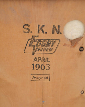 Cabinet svedese prodotto da Edsby Verken, anni '60