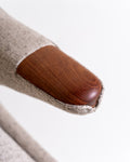 Poltrona “Papa Bear” con poggiapiedi di Hans J. Wegner per A.P. Stolen, Danimarca, anni ’50