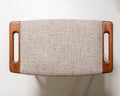 Poltrona “Papa Bear” con poggiapiedi di Hans J. Wegner per A.P. Stolen, Danimarca, anni ’50