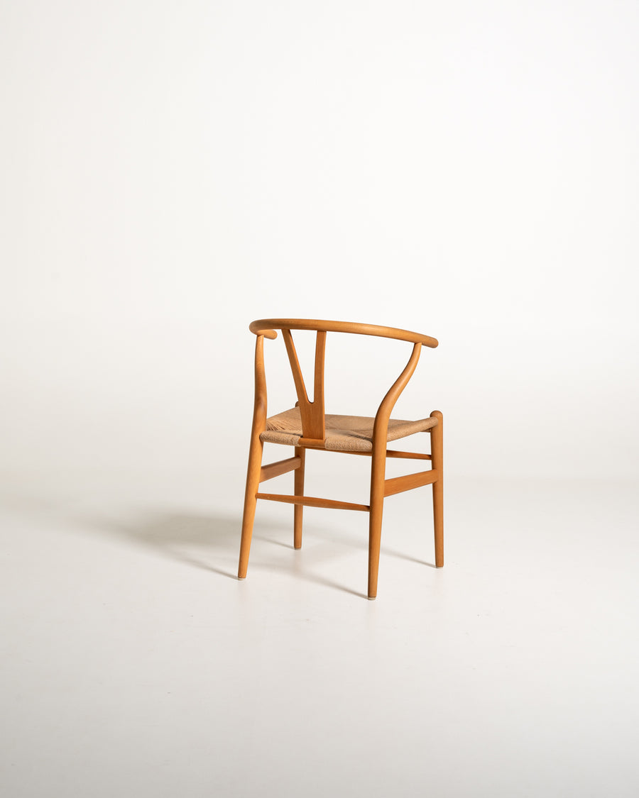 Set di quattro CH24 “Wishbone Chair” di Hans J. Wegner, design 1950