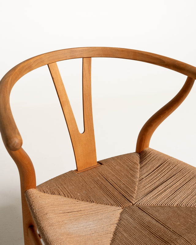 Set di quattro CH24 “Wishbone Chair” di Hans J. Wegner, design 1950