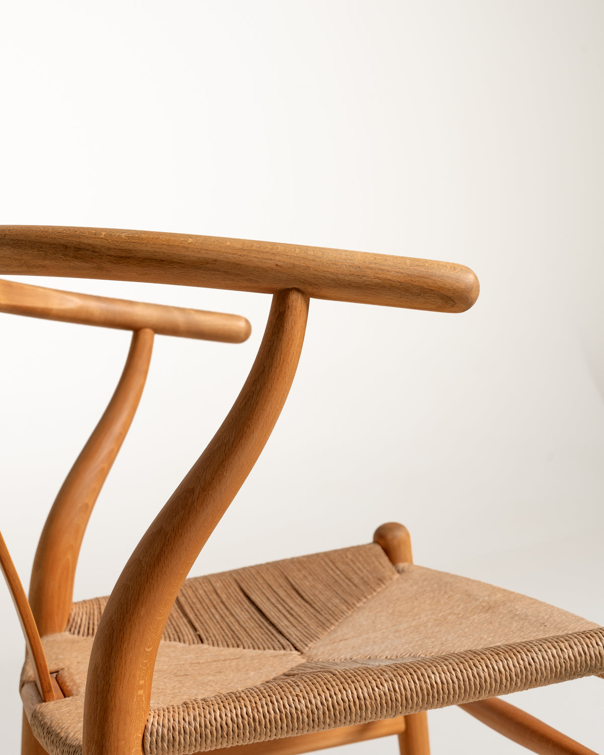 Set di quattro CH24 “Wishbone Chair” di Hans J. Wegner, design 1950