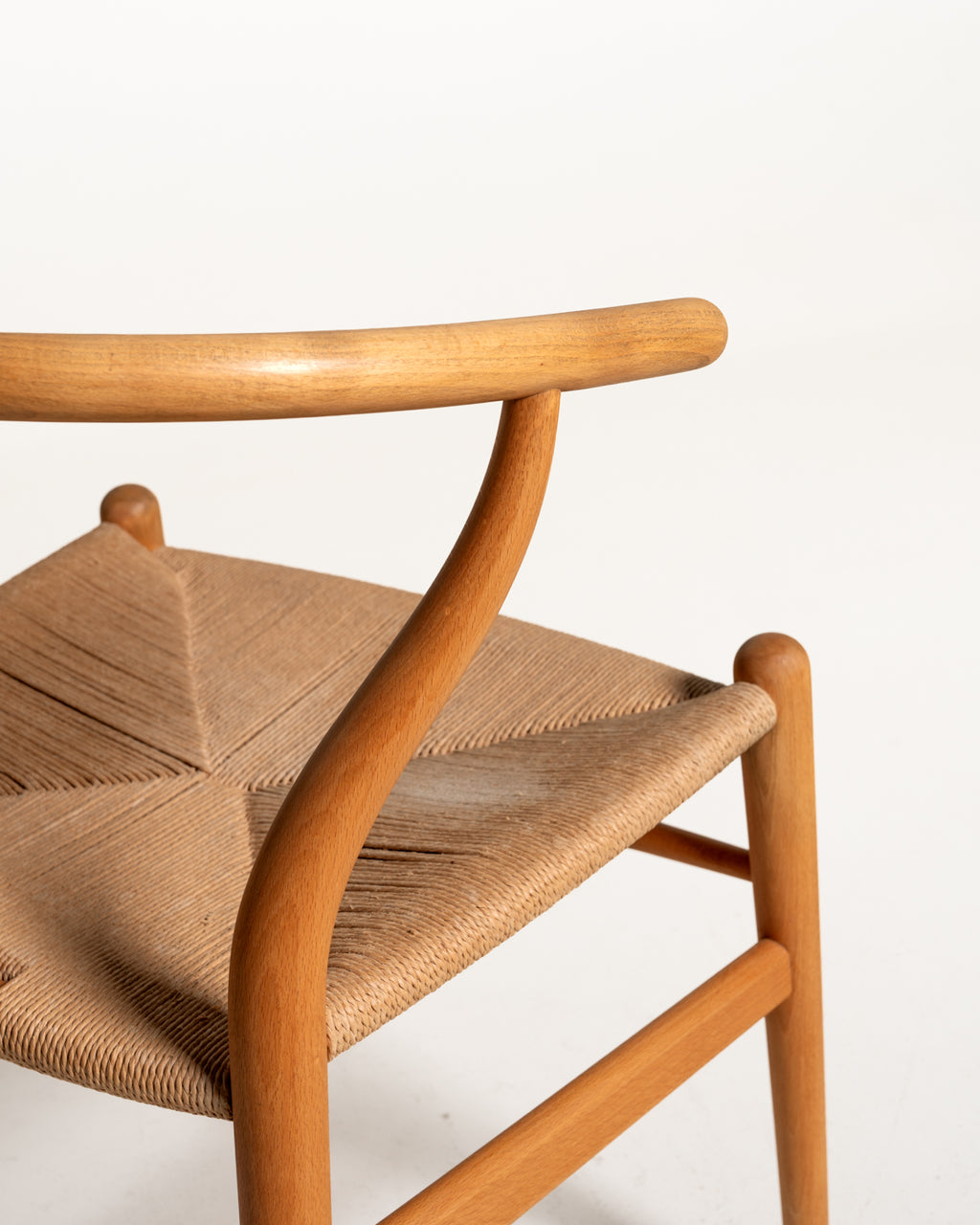 Set di quattro CH24 “Wishbone Chair” di Hans J. Wegner, design 1950